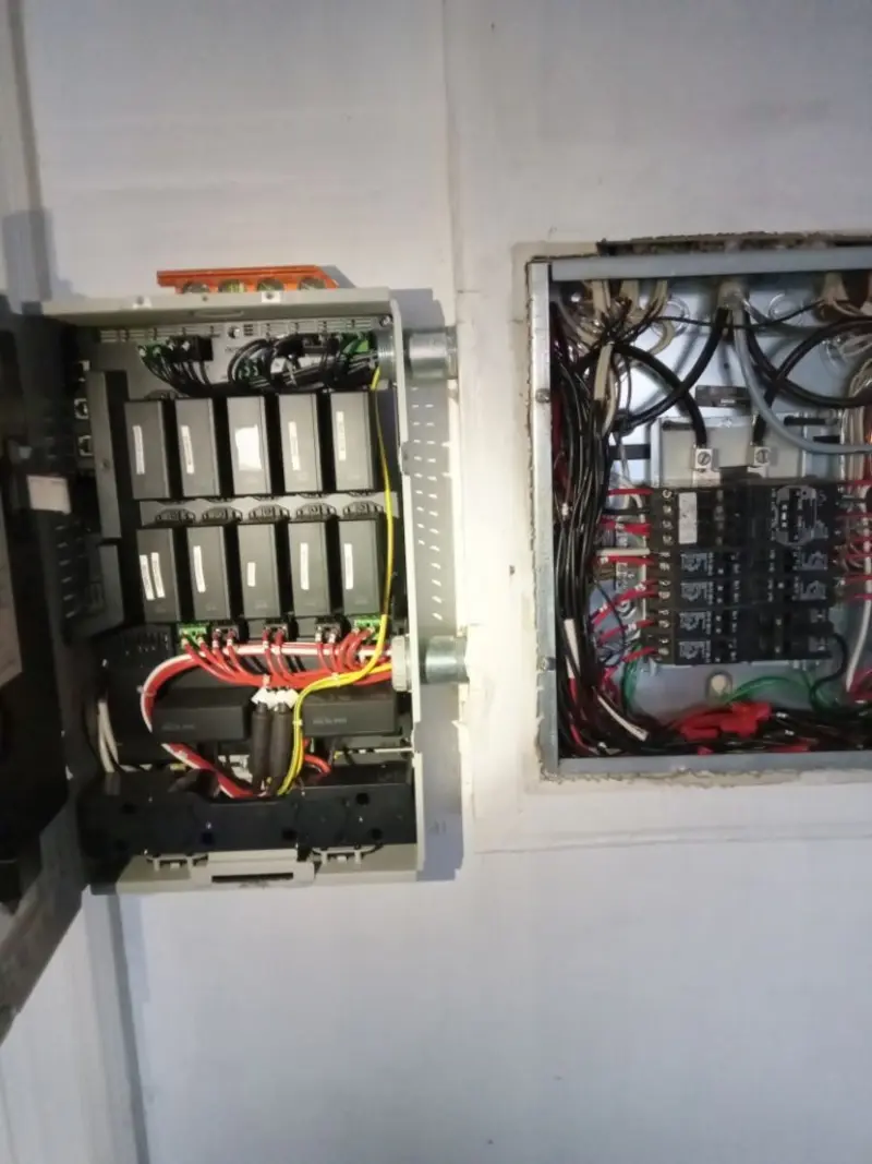Electrical panel upgrade completed for Commercial Electrician Services in Reidsville